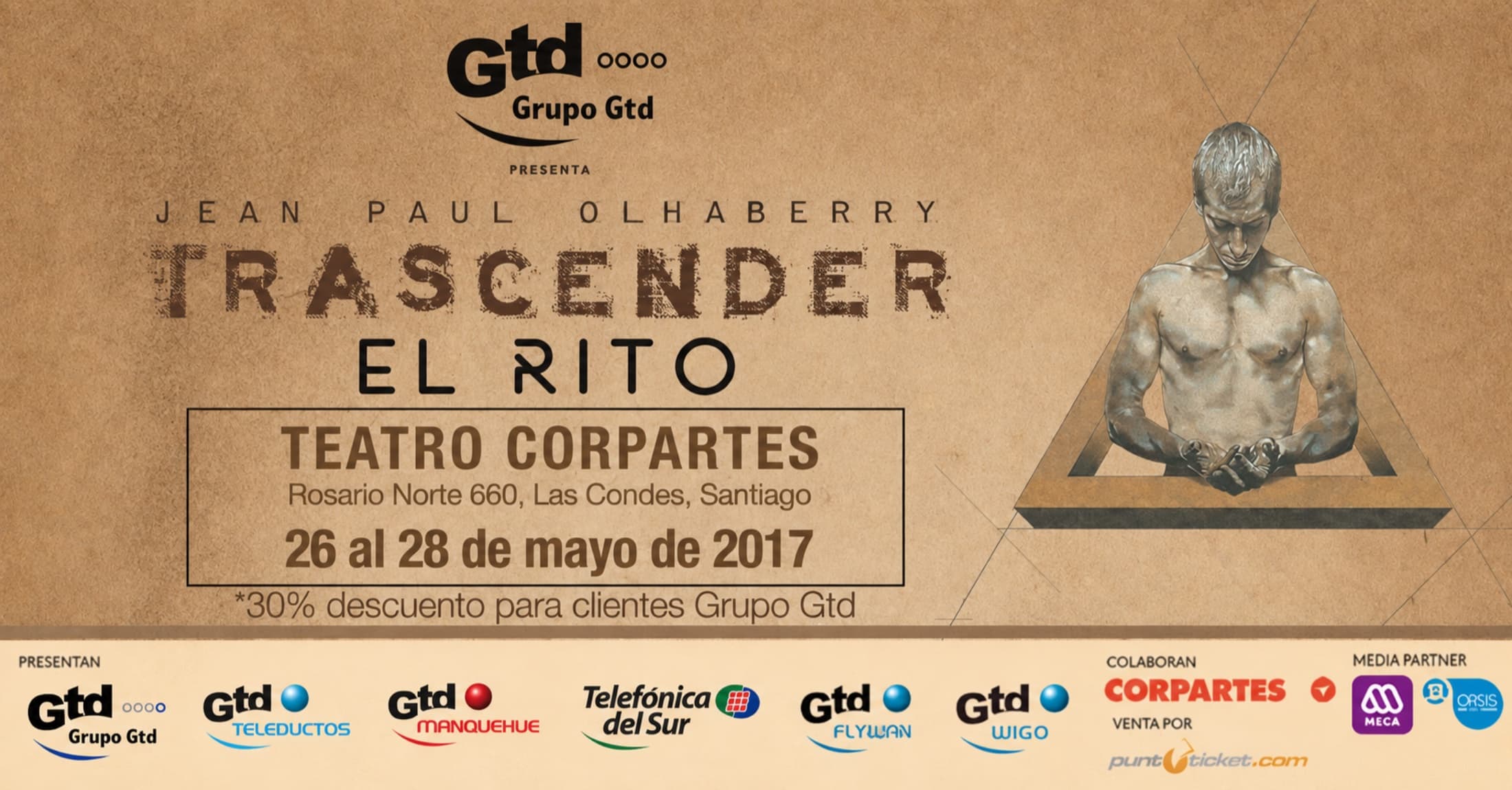 Artwork for the show Trascender. El rito