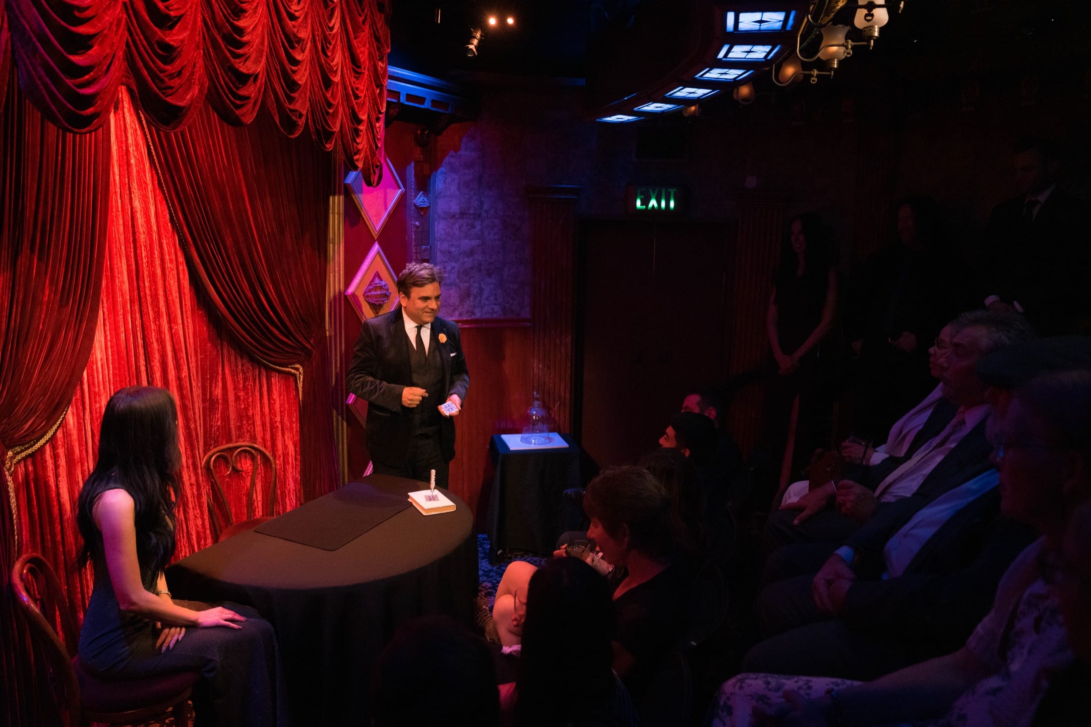 Luis Albornoz presents card magic in the Magic Castle's Close-Up Gallery