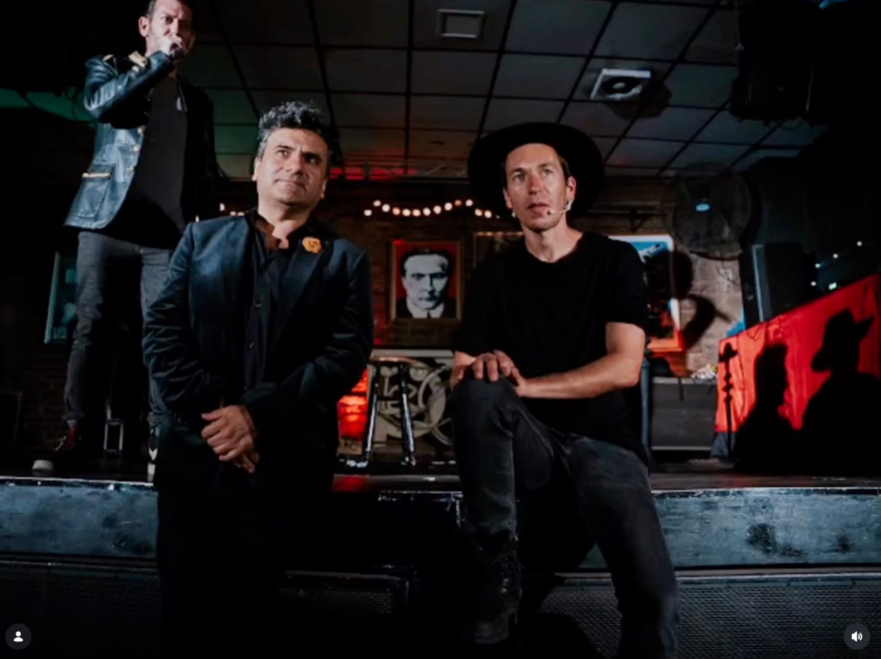 Luis Albornoz with Jean Paul Olhaberry during The Magic Underground